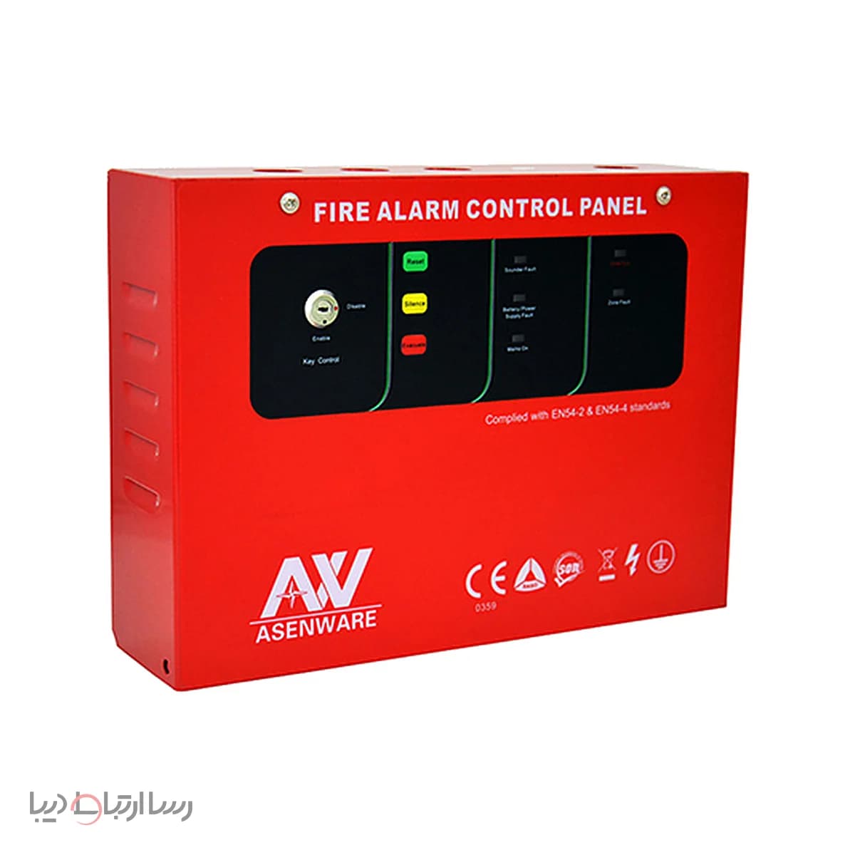 کنترل پنل اعلام حریق متعارف ۱ زون — Asenware AW-CFP2166-1