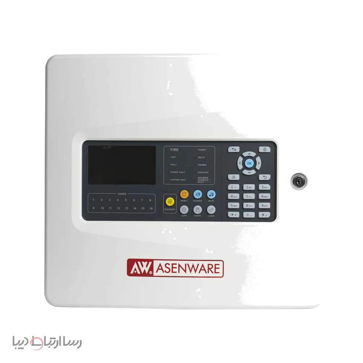 کنترل پنل اعلام حریق آدرس‌پذیر دیجیتال — Asenware AW-FP312