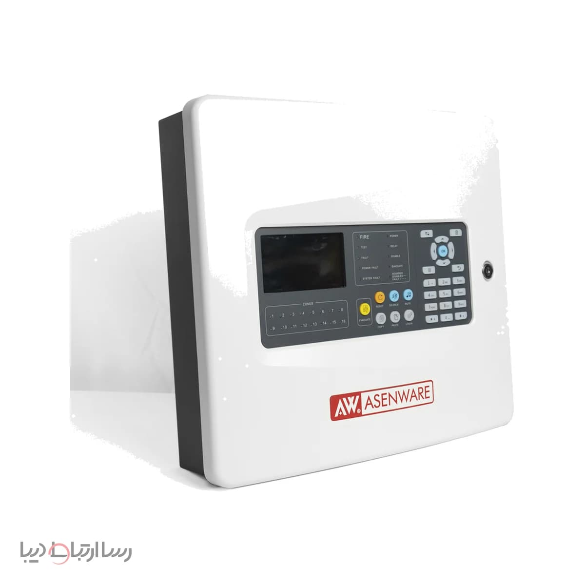 کنترل پنل اعلام حریق آدرسپذیر دیجیتال Asenware AW-FP312 — نمای ۲
